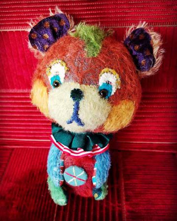 ハンドメイドテディラビットオッドアイアナスタシアさん